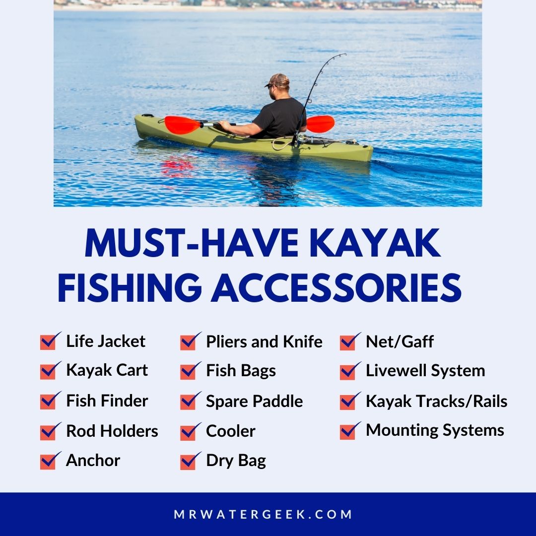 kayak fishing accessories list must have kayak fishing accessories