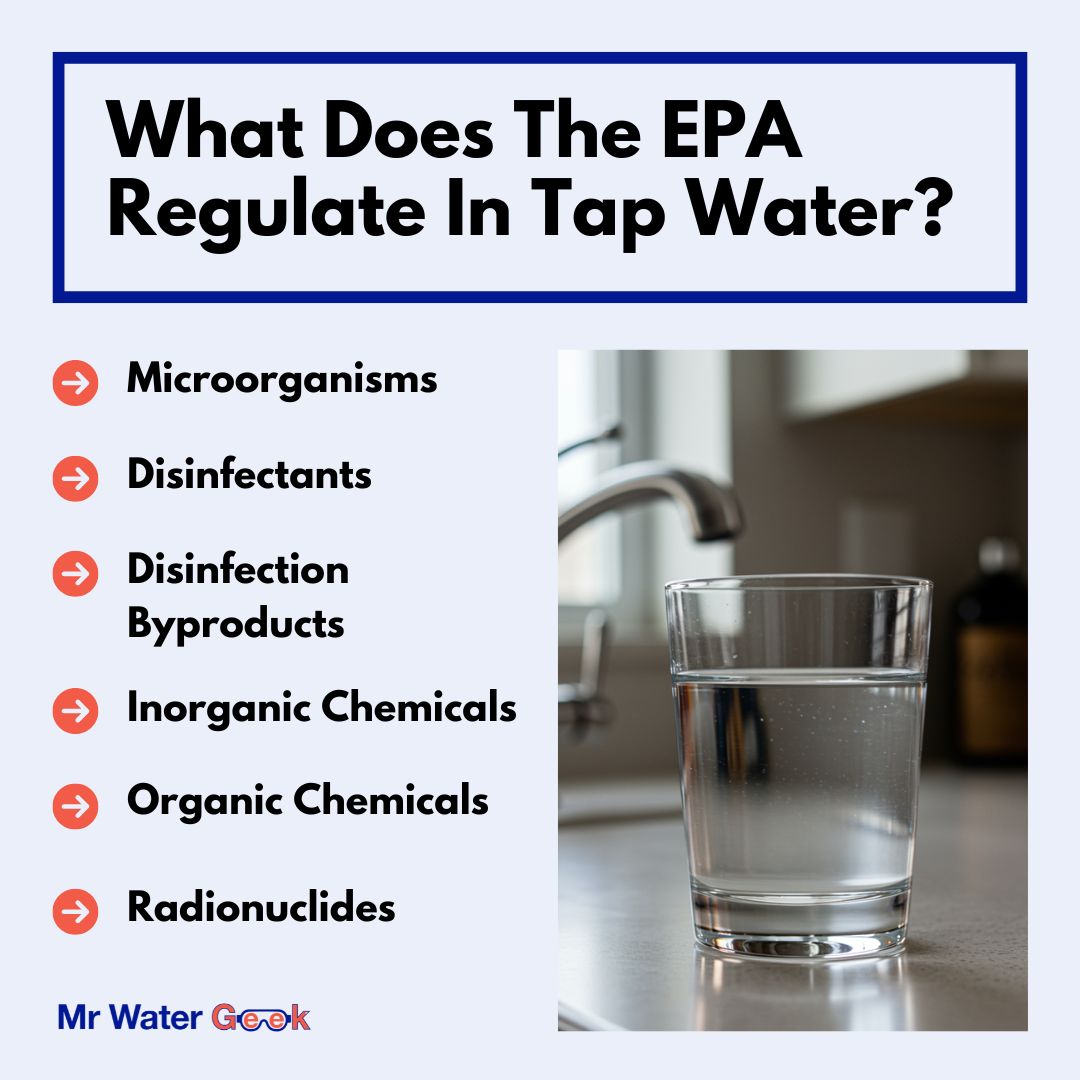 what does the epa regulate in tap water what does the epa regulate in tap water