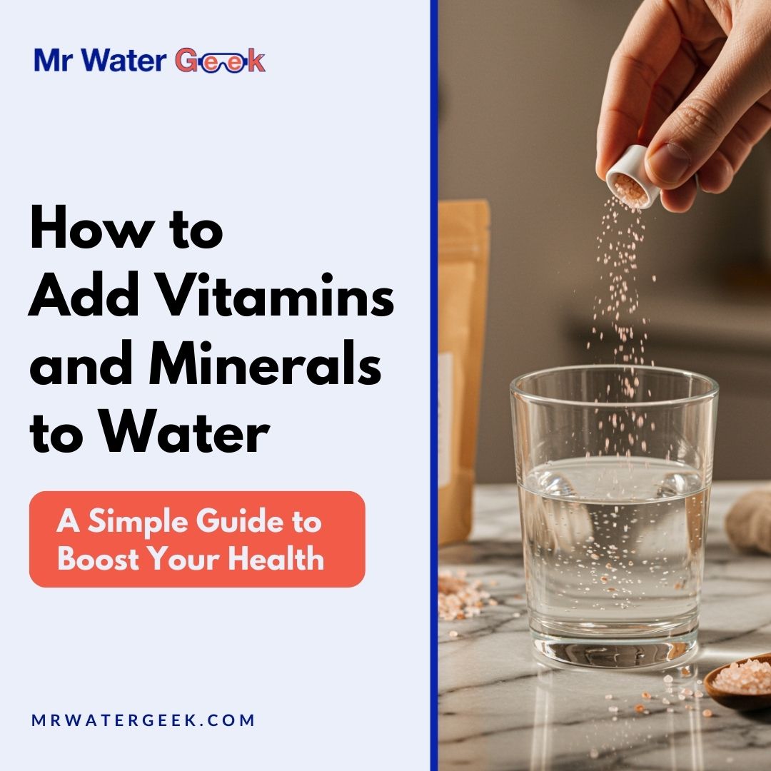how to add vitamins and minerals to water