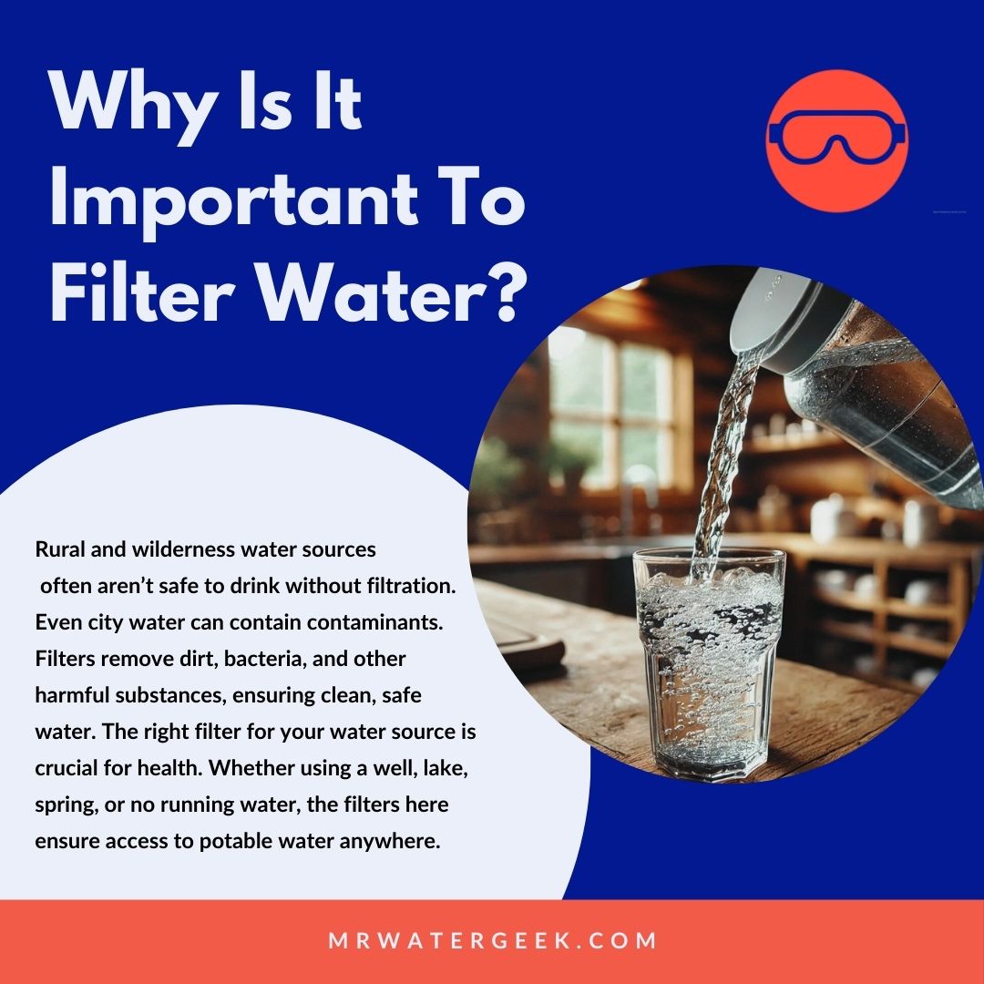 why is it important to filter water