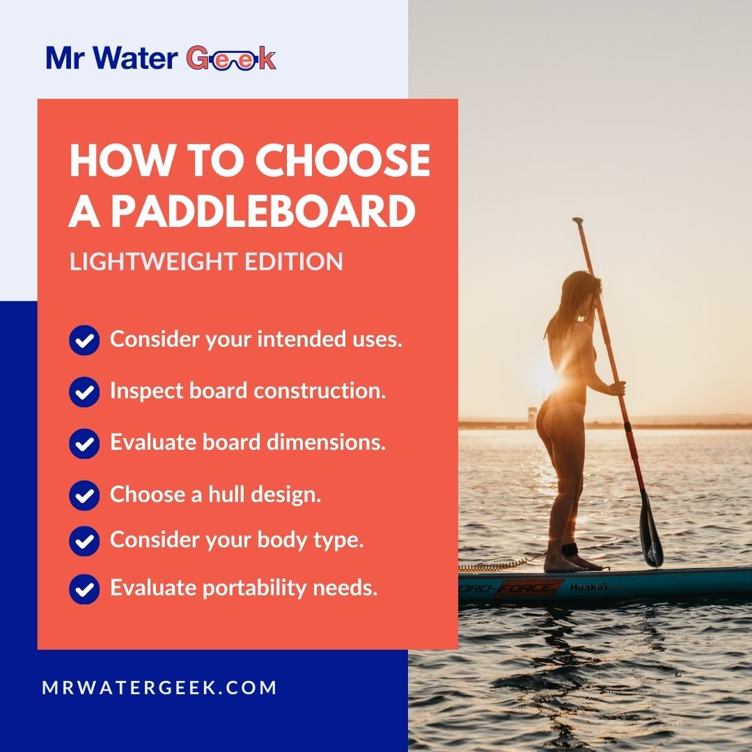 how to choose a paddleboard lightweight edition