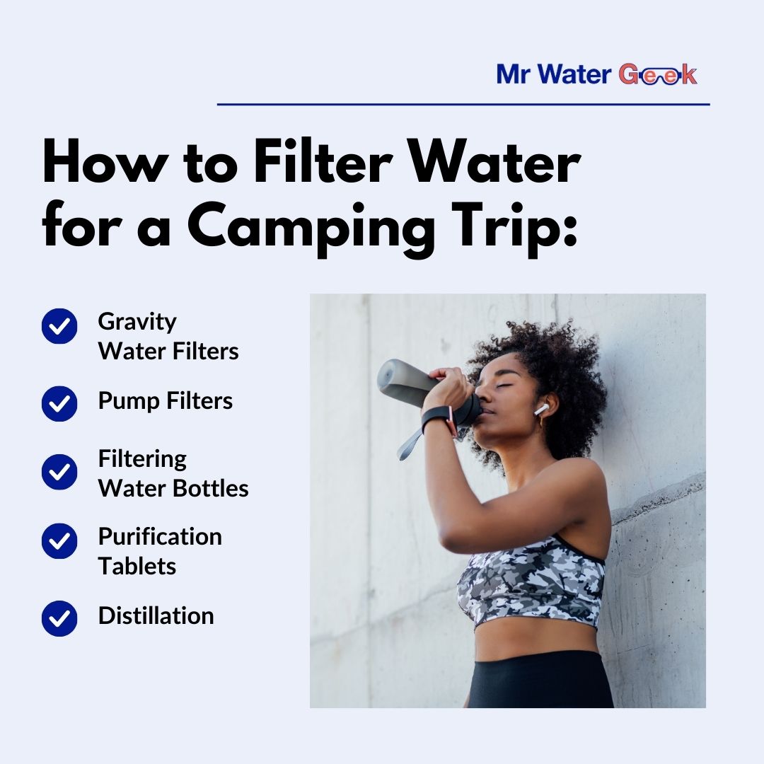 how to filter water for a camping trip