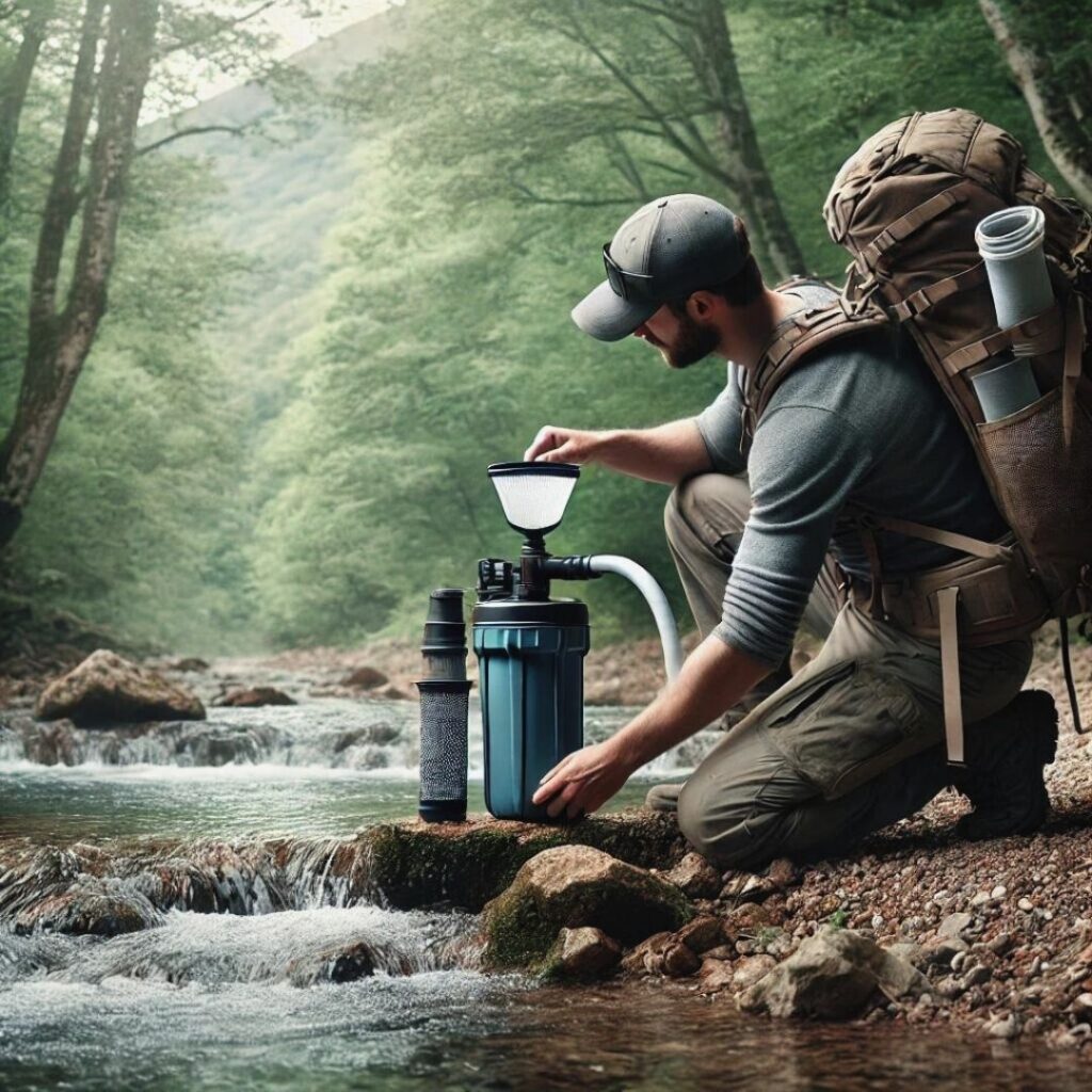 how to filter water for a camping trip